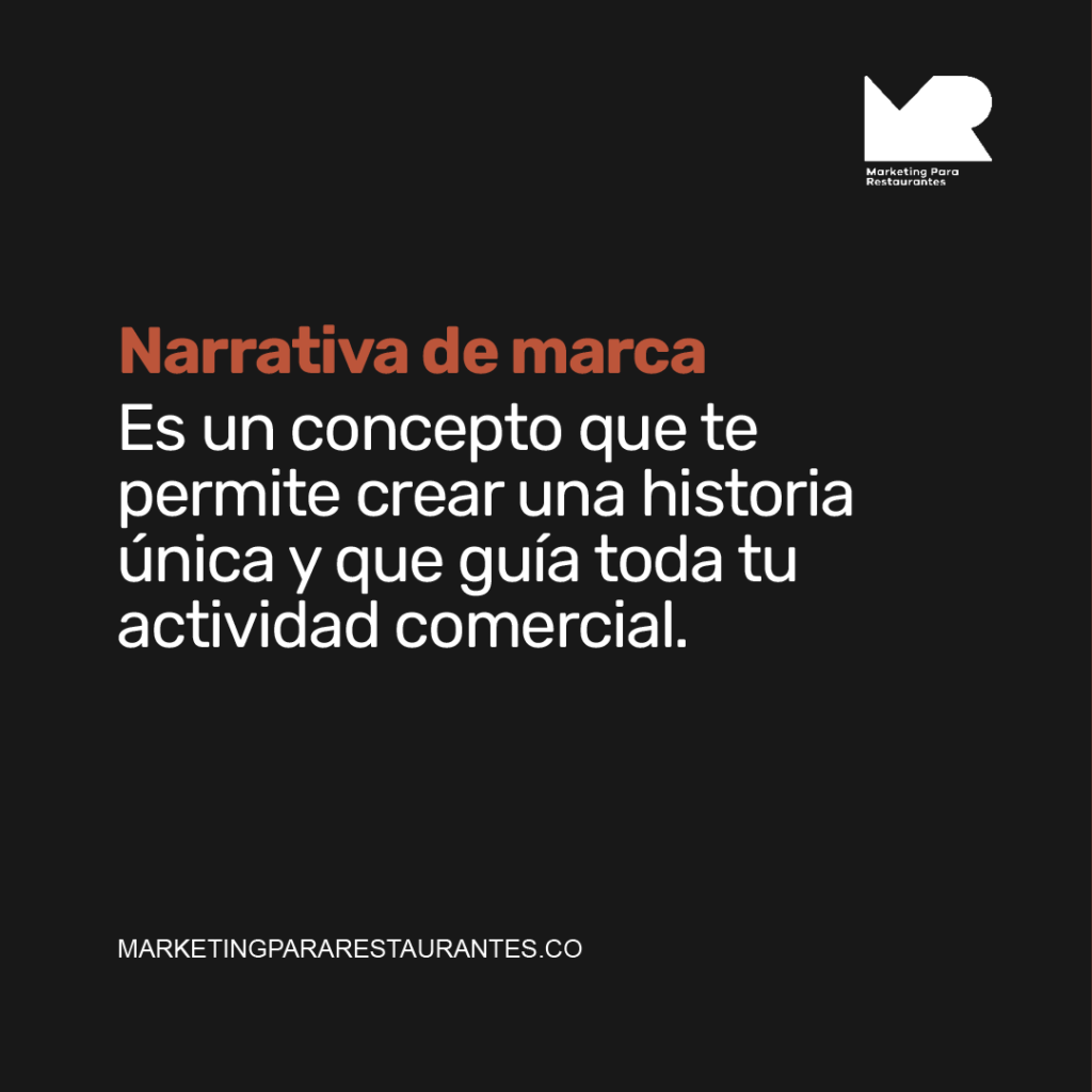 narrativa de marca restaurante
